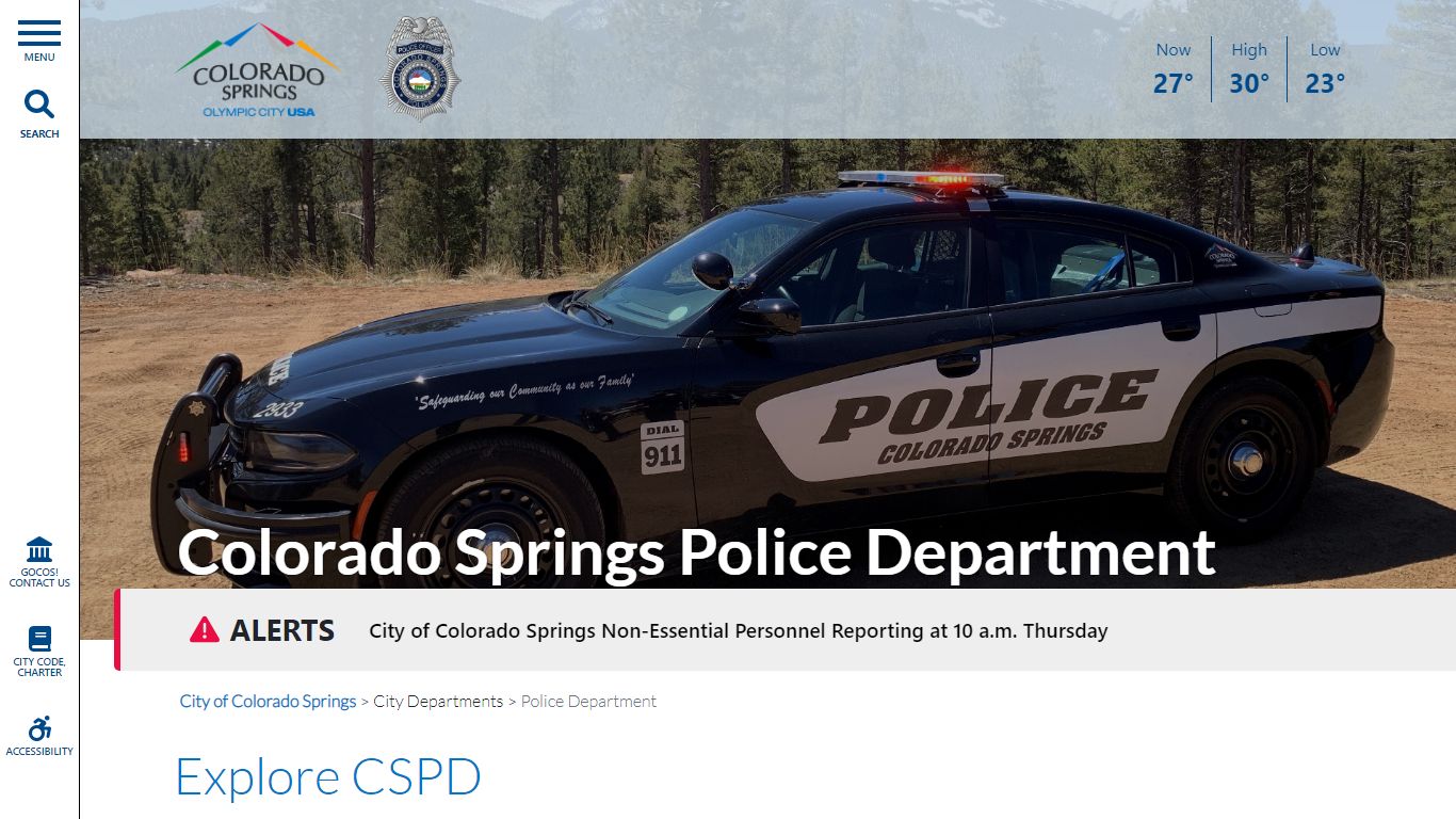 Colorado Springs Police Department | City of Colorado Springs